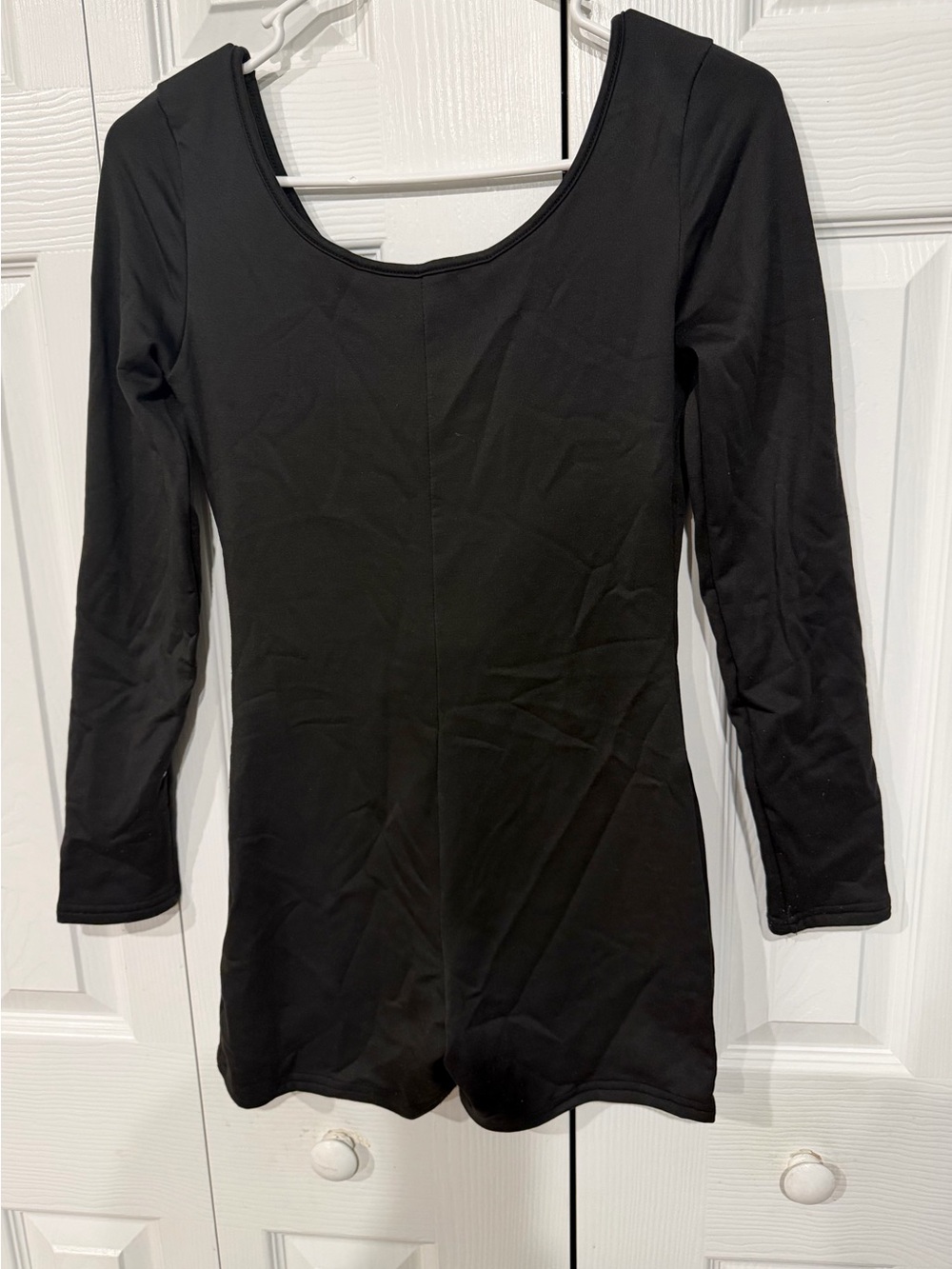 Black Long Sleeve Romper